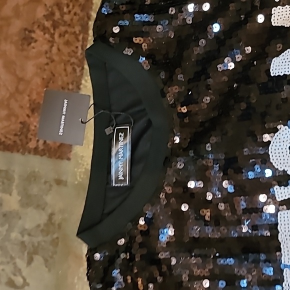 Jainmy Martinez 'Its My Birthday' Sequin Stretch Mini Dress NWT OSFM - Picture 5 of 8